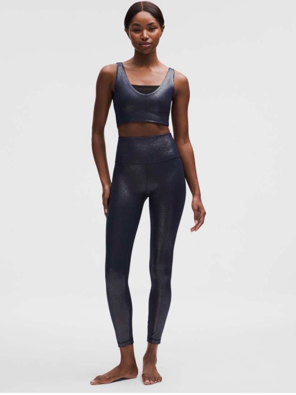 Lululemon Align HR 25” Shimmer True Navy